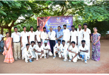 Anna University Zone-10 Cricket men Runners-2019
