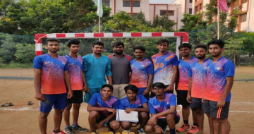 Anna University Zone-10 Handball men third place-2019