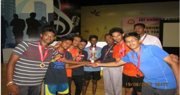 Anna University Zone-10 Badminton- Winners