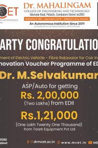 Selvakumar_Funded projects